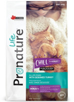 Pronature Life (Пронатюр Лайф) Сухой корм для котят и кошек всех возрастов с мясом индейки CHILL(д/склонных к беспокойству, стрессу)