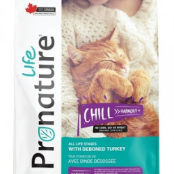 Pronature Life (Пронатюр Лайф) Сухой корм для котят и кошек всех возрастов с мясом индейки CHILL(д/склонных к беспокойству, стрессу)