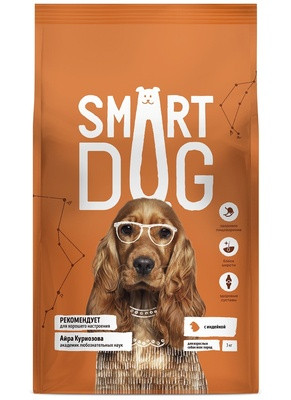 Smart Dog (Смарт дог) Для взрослых собак с индейкой