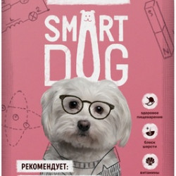 Smart Dog (Смарт дог) Паучи для взрослых собак малых и средних пород, кусочки , 85 гр