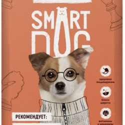 Smart Dog (Смарт дог) Паучи для взрослых собак малых и средних пород, кусочки , 85 гр