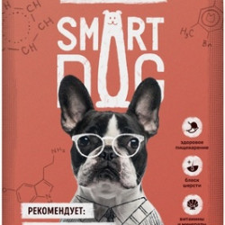 Smart Dog (Смарт дог) Паучи для взрослых собак малых и средних пород, кусочки , 85 гр