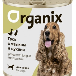 Organix (Органикс) Консервы для собак Рагу из гуся с языком и цуккини