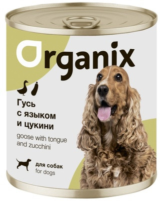 Organix (Органикс) Консервы для собак Рагу из гуся с языком и цуккини