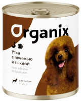 Organix (Органикс) Консервы для собак Сочная утка с печенью и тыквой