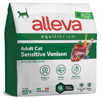 Alleva (Алева) Эквилибриум Сенситив , Сухой корм для взрослых кошек, с олениной РАСПРОДАЖА
