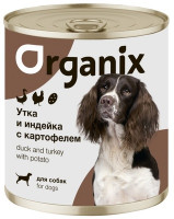 Organix (Органикс) Консервы для собак Утка, индейка, картофель