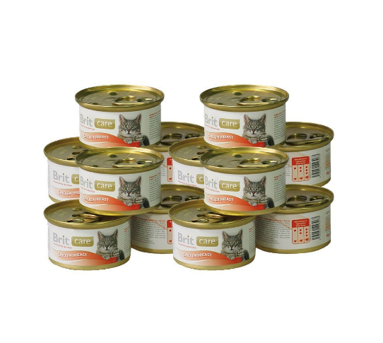 Консервы из линя. Brit Care Tuna, Carrot & Pea. Brit Care, с тунцом. Корм для кошек Brit Care с тунцом, с индейкой 12шт. Х 80 Г.